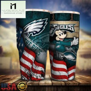 Philadelphia Eagles NFL Mickey Mouse Disney Tumbler