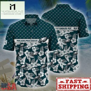 Philadelphia Eagles NFL Palm Leaves Hawaiian Shirt