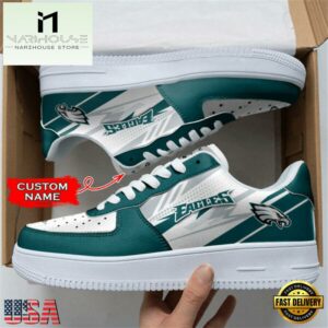 Philadelphia Eagles NFL Personalized Air Force 1 Shoes