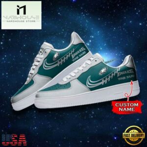 Philadelphia Eagles NFL Personalized Air Force Sneaker