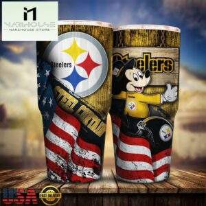 Pittsburgh Steelers NFL Mickey Mouse Disney Tumbler