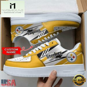 Pittsburgh Steelers NFL Personalized Air Force 1 Shoes