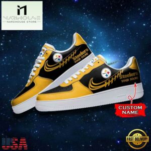 Pittsburgh Steelers NFL Personalized Air Force Sneaker