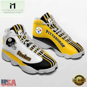 Pittsburgh Steelers NFL Ver 1 Air Jordan 13 Sneaker - Gift For Fans