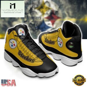 Pittsburgh Steelers NFL Ver 12 Air Jordan 13 Sneaker - Gift For Fans