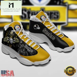Pittsburgh Steelers NFL Ver 5 Air Jordan 13 Sneaker - Gift For Fans