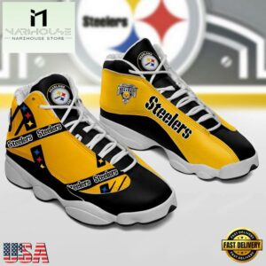 Pittsburgh Steelers NFL Ver 6 Air Jordan 13 Sneaker - Gift For Fans