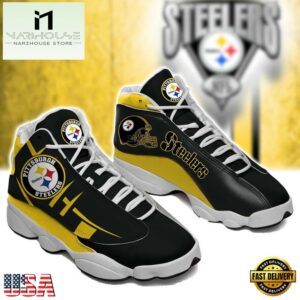 Pittsburgh Steelers NFL Ver 8 Air Jordan 13 Sneaker - Gift For Fans