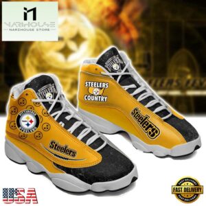 Pittsburgh Steelers NFL Ver 9 Air Jordan 13 Sneaker - Gift For Fans