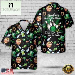 Saint Patrick'S Day Bowling Hawaiian Shirt