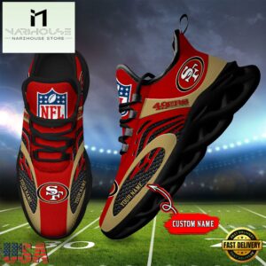 San Francisco 49ers NFL Limited New Design Max Soul Shoes