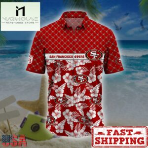 San Francisco 49ers NFL Palm Leaves Hawaiian Shirt