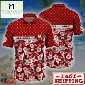 San Francisco 49ers NFL Palm Leaves Hawaiian Shirt