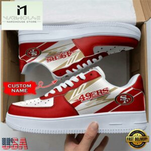 San Francisco 49Ers NFL Personalized Air Force 1 Shoes