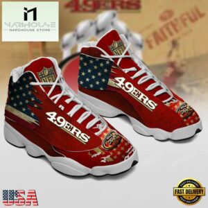 San Francisco 49Ers NFL Ver 7 Air Jordan 13 Sneaker - Gift For Fans