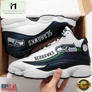 Seattle Seahawks NFL Air Jordan 13 Shoes - Gift For Fans