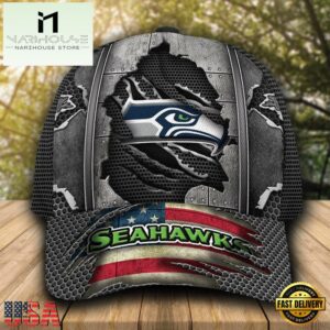 Seattle Seahawks NFL Football Team Logo Baseball Cap