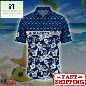 Seattle Seahawks NFL Palm Leaves Hawaiian Shirt