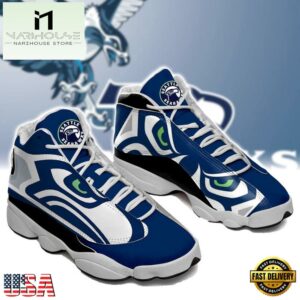Seattle Seahawks NFL Ver 1 Air Jordan 13 Sneaker - Gift For Fans