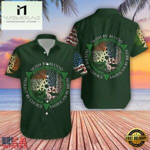 Senanigans Shamrock St Patrick'S Day Hawaiian Shirt For Men & Women