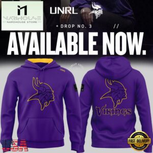 Special UNRL x NFL Minnesota Vikings Available Now Hoodie