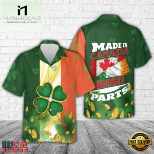 St. Patrick'S Day Canada Hawaiian Shirt