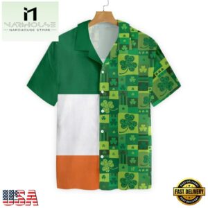 St Patrick'S Day Luck Of The Irish Aloha Hawaiian Shirt