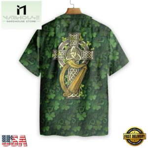 St Patrick'S Day Shamrock Aloha Hawaiian Shirts