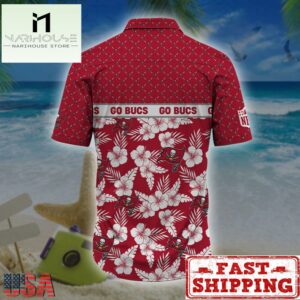 Tampa Bay Buccaneers NFL Palm Leaves Hawaiian Shirt
