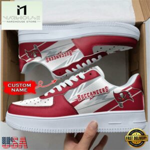 Tampa Bay Buccaneers NFL Personalized Air Force 1 Shoes