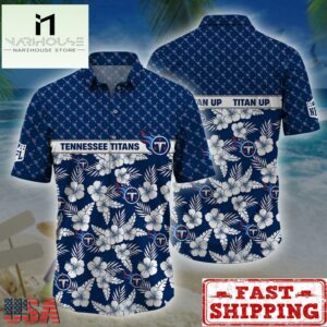 Tennessee Titans NFL Palm Leaves Hawaiian Shirt