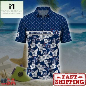 Tennessee Titans NFL Palm Leaves Hawaiian Shirt