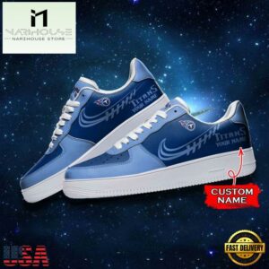 Tennessee Titans NFL Personalized Air Force Sneaker