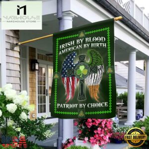 The Irish Celtic Cross Irish By BloodHouse And Garden Flag Decor