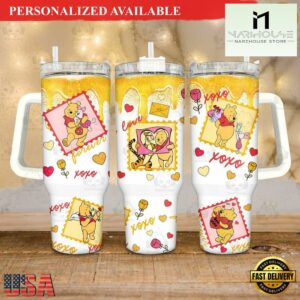 Valentine Winnie-the-Pooh Movie Friend 40 oz Tumbler Valentine Stanley - 40oz Tumbler with Handle