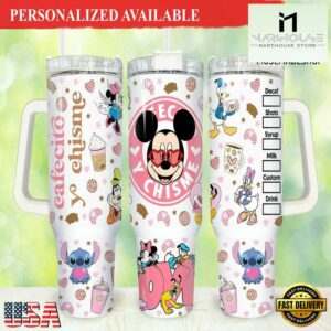 Valentines Mickey 40oz Tumbler with Handle - 40oz Tumbler with Handle