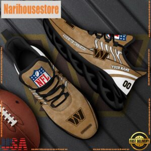 Washington Commanders NFL Clunky Shoes For Fans Custom Name And Number