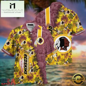 Washington Redskins NFL Football Summer Hawaiian Shirt