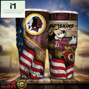 Washington Redskins NFL Mickey Mouse Disney Tumbler