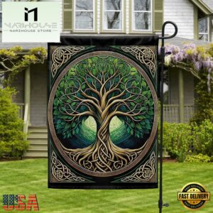 Yggdrasil Celtic Tree Of Life House And Garden Flag