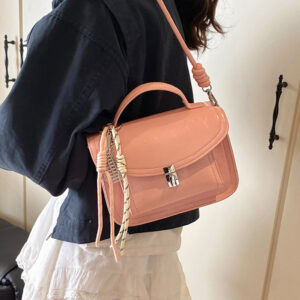 Alternative view of Casual Small Square Shoulder Bag Retro Portable Messenger Handbags For Women