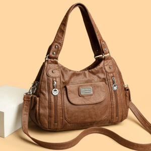 Bag Women's Fashion Tote Bag New European And American Retro Shoulder Messenger Bag Dumpling Bag