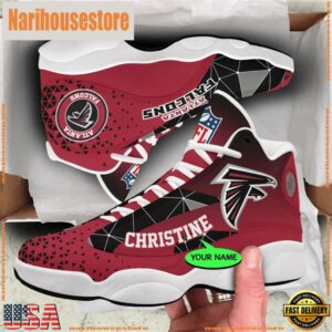 Atlanta Falcons NFL Personalized Jordan 13 Shoes