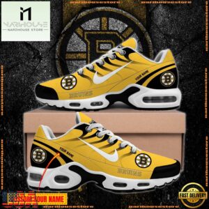 Boston Bruins Run together, share together Custom name Air Max Plus Shoes