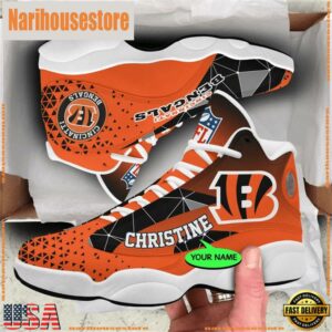 Cincinnati Bengals NFL Personalized Jordan 13 Shoes