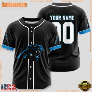 Custom Name And Number Carolina Panthers NFL Sport Baseball Jersey