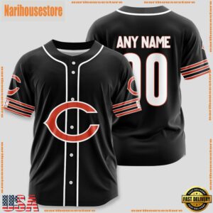 Custom Name And Number Chicago Bears NFL Sport Baseball Jersey