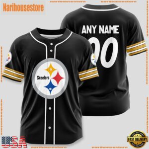 Custom Name And Number Pittsburgh Steelers NFL Sport Baseball Jersey
