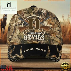 Duke Blue Devils Camo Hunting Cap, Sport Team Camo Hunting Hats