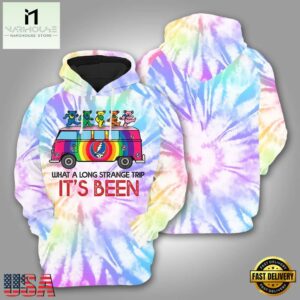 Grateful Dead Psychedelic Art 3D Hoodie Shirt, Colorful Music Shirt